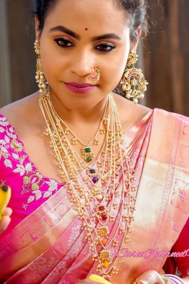 Satlada Stunning 7-Layer Satlada Haar: The Powerful Royal Pride of Hyderabad Brides